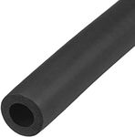 uxcell Foam Tubing for Handle Grip Support, Pipe Insulation, 1/2"(13mm) ID 23mm OD 2m Length Black