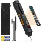 Neoteck 2 in 1 Pen Type Digital Multimeter Non-Contact Voltage Tester 6000 Counts Intelligent Multimeter with LCD Display for AC/DC Voltage Resistance Diode Continuity Capacitance Frequency