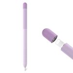 Delidigi Gradient Color Case Cover for Apple Pencil 1st Gen Silicone Protective Sleeve Grip Accessories Compatible with Apple Pencil 1st Generation(Gradient Lavender)