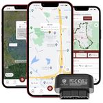 SafeTag Plug - 4G LTE Car GPS Tracker, Vehicle Location Every 10-30 Seconds, Multiple GeoFences, Route Playback, Monitor Speed, Driving Behaviour, No Activation Fees, Cancel Anytime, 7 Day Free Trial