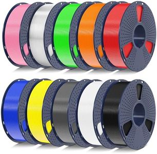 SUNLU PETG Filament 1.75mm,10kg,10 Packs Multi-Color