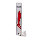 Li-Ning G200 Feather Shuttlecock (Speed 76) (White) - Pack of 12