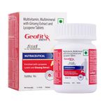 Geofit Multivitamin & Multimineral Tablets for Men | Infused with Ginseng & Lycopene | Helps in Strengthens Immunity, Promotes Wellness & Improve Vitality | 30 Tablets