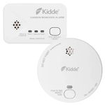 Kidde Smoke Alarm and CO Detector Bundle for Home | 2030-DCR Battery Carbon Monoxide Detector and 2030-DSR Battery Optical Smoke Alarm | 10 Year Life CO Alarm and Smoke Detector