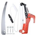 SanSanYa Extendable Tree Pruning Shears Head Garden Tree Pruning Saw and Pruner Head Tree Pruner Saw Blade Tree Pruner Fruit Picker Pole Saw Without Pole