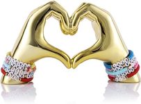 Gold Heart Hands Decor for Living R