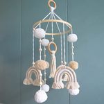 Goukurlsma Neutral Boho Rainbow Baby Mobile for Crib Mobile Nursery DéCor