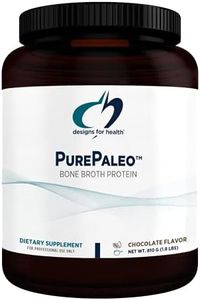 Designs for Health PurePaleo Collagen Protein Powder - 21g HydroBEEF Bone Broth Protein Supplement with Collagen Peptides + BCAAs - Chocolate, Non-GMO, Dairy-Free + Gluten-Free (30 Servings / 810g)