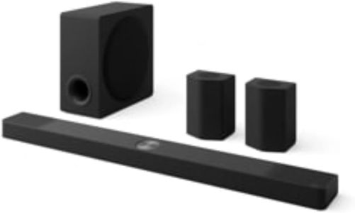 LG S95TR 810W Soundbar – Wireless Subwoofer, Black