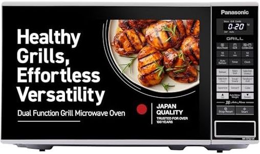 Panasonic 20L Grill Microwave Oven(NN-GT221WFDG,White, 38 Auto Cook Menus )