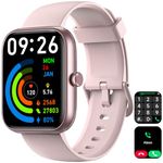 Smart Watch for Men Women 1.8" Fitness Tracker, Bluetooth Call, DIY Dial, Heart Rate Sleep Blood Oxygen Monitor, 100+ Sports Modes, IP68 Waterproof Smartwatch for Android iPhone, Alexa Built-in