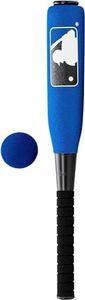 Franklin Sports MLB Kids Foam Baseball Bat + Ball Set - Soft Jumbo for Toddlers Youth 24” Assorted Colors