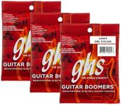 GHS Boomers Electric Guitar Strings – Nickel-Plated Steel – Bright, Balanced, Long-Lasting Tone – Smooth Feel & Stable Tuning – USA Made – Light Gauge 10-46 (GBL Set) 3 SETS