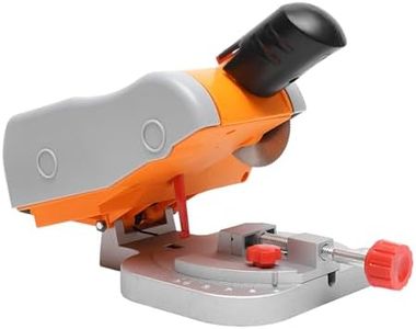 Mini Benchtop Cut Off Miter Saw, Hobby Crafts Mini Cuts Wood Metal Home Tools, 45°Miter Mini Benchtop Cut-off Saw, Chop Saw Wood Metal Saw for Hobby Crafts Wood Brass 110V 60 Hz 7800R/Min
