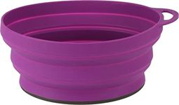 Lifeventure Silicon Ellipse Collapsible And Portable Bowl For Camping, Travel & Outdoor - Purple