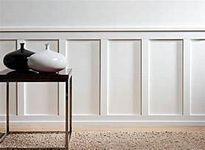 Shaker Style Wall Panelling Complete kit, MDF Strips to Create Panelled Feature Wall. Complete with Adhesive