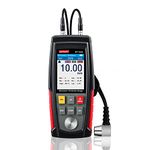 Wintact Digital Ultrasonic Thickness Gauge Tester Meter, Range 0.039 to 8.85 in with Probe for Measuring Metal and Nonmetal Materials, Steel, Silver, Plastic, Glass, PVC, Pipes