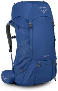 Osprey Rook 65L Men's Backpacking Backpack, Astology Blue/Blue Flame