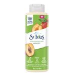 St. Ives Exfoliating Apricot Body Wash/Shower gel For Women| 100% Natural Extracts | Cruelty Free | Paraben Free |473ml, White