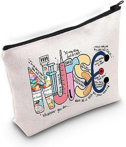 Nurse Makeup Bag Nurse Gift Nursing Bag Nurse Accessories ER Nurse Gift Emergency Nurse Makeup Bag Emergency Room Gifts Future Nurse Gift (Medicine Nurse ca)