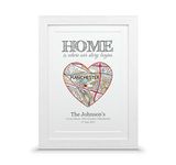 House warming gift for new home | New home map present