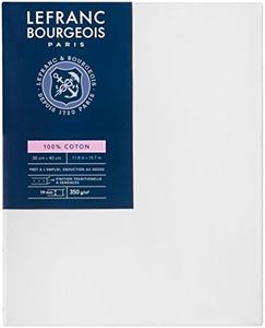 Lefranc Bourgeois Telaio Telato 100% Cotone - 30 X 40 - Spessore 1.9