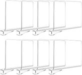 Hiziwimi 8PCS Clear Acrylic Shelf D