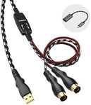 NUOSIYA MIDI Cable, MIDI to USB Int