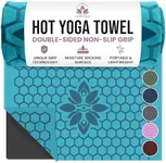 Yoga Towels for Hot Yoga, Non Slip and Long Clever Towel Provides Grip with Unique Two-Sided Design, Microfiber is Absorbant and Lightweight with Moisture Wicking Properties