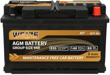 Weize Platinum AGM Battery BCI Grou