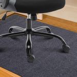 Zumist Chair Mat Hard-floor Protector, Non-Slip Desk Carpet Chair Mat, Office Chair Mat Anti-Noise Carpet, Wooden Floor Carpet Protector Mat, Easy clean Odourless Computer&PC Chair Carpet Mat 90x140cm