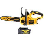 DeWalt DCM565 18V XR Cordless Brushless Chainsaw with 1 x 4.0Ah Battery