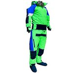 Mens Drysuits for Kayaking & Cold Water Sports, Green, X-Large