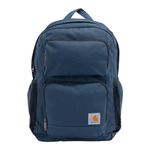 Carhartt Force Advanced Backpack with 17-inch Laptop Sleeve, Tablet Storage, and Portable Charger Compartment, Navy, One Size, Force Advanced Backpack With 17-inch Laptop Sleeve