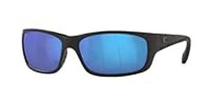 Costa Del Mar Jose 6S9023 902312 62MM 01 Blackout/Blue Mirror 580G Glass Polarized Pillow Sunglasses for Men+ BUNDLE With Designer iWear Eyewear Kit