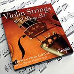 Adagio Pro - Violin Strings - 4/4 Classic Silver Violin String Set/Pack With Ball Ends For Concert Tuning. Expert to Beginners.