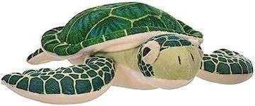 Wild Republic Green Sea Turtle Plush, Stuffed Animal, Plush Toy, Gifts for Kids, Cuddlekins Mini, 8 Inches