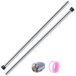 Anode Rod for Hot Water Heater Magnesium Compatible with Rheem Reliance Richmond Tank, 29" Three Quarter 3/4" NPT Thread 0.84" Diameter Hex Plug with 1-1/16" Socket Wrench & Teflon Tape(Pack of 2)