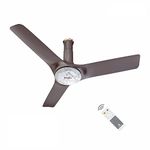 Havells 1200mm Stealth Prime BLDC Motor Ceiling Fan | Most Silent & Premium, 5 Star with RF Remote, 100% Copper | Upto 55% Energy Saving, Timer, Memory Backup | (Pack of 1, Marbel Dusk)