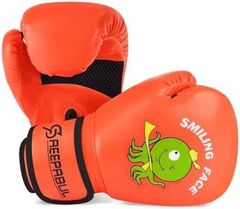 SAEEPABUL Boxing Gloves for Kids, 6oz, Pumpkin