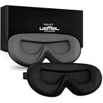 Pack of 2 Sleep Mask, Eye Mask for Sleeping, Eye Mask,100% Blackout Sleep Masks for Women & Men, Zero Pressure Sleeping Mask with Adjustable Strap, Travel Essentials, 3D Sleep Mask