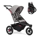 Radio Flyer Momentum Jogging Stroller, Infant Stroller with Quick Switch, 6+ Months, Gray