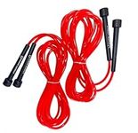 Royalty Double Dutch Jump Ropes (Set of 2) Red, Perfect Length 14 Feet, Tangle-Free, Heavy Weight No Need for Doubling, For Beginning and Advanced Jumpers + Free Storage Bag