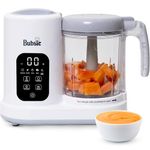 Bubsie Lil Chef Pro All-in-One Baby Food Processor | Electric Baby Puree Maker, Steamer, Blender, Sterilizer, Warmer & Self-Cleaning Function | Touch Screen BPA-Free 400ml Bowl | 1 Year Warranty