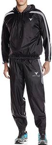 Mytra Fusion Sauna Sweat Suit Weight Loss Fitness Gym Exercise Training Unisex Durable Long Sleeves Hooded Top & Trouser Rapid Weight Loss