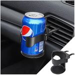 CGEAMDY Car Cup Holder, Car Drink Bottle Rack Adjustable Water Bottle Ashtray Holder, Adjustable Vent Cup Holders, Universal Car Air Vent Cup Holder Bracket for Mugs, Water, Coffee, And Glass Bottle