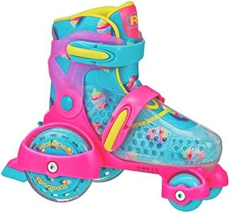 Roller Derby Fun Roll Adjustable Roller Skates for Beginners, Boys & Girls Medium (11-2)