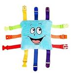 Buckle Toys - Bubbles Square - Toddler Learning Activity - Develop Motor Skills and Problem Solving - Travel Toy for Toddlers 1-3