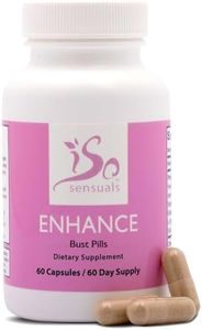 IsoSensuals Enhance Breast Enlargement Pills - Breast Enhancement Pills for Women, Breast Enhancer, All-Natural Ingredients, 60 Capsules