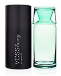VOSS Living - Bedside Water Carafe and Glass Set, 23.6 Oz - Water Decanter Bedside with Glass - Nightstand Water Carafe and Glass - Mouthwash Carafe (Sea Green)